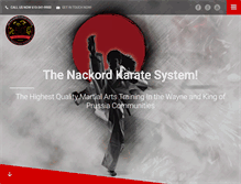 Tablet Screenshot of karate99.com